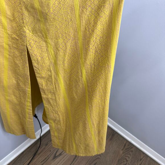 Cleobella Melani Shoulder-Tie Organic Cotton Ankle Midi Dress Beach Vacation XS - Picture 8 of 11